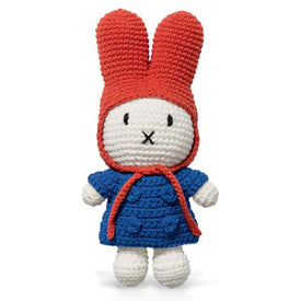 Miffy Blue Coat Crochet Doll 