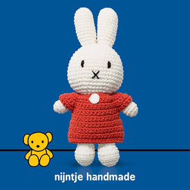 Miffy Red Dress Crochet Doll  - Alt view