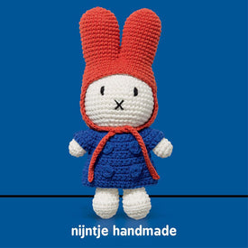 Miffy Blue Coat Crochet Doll  - Alt view