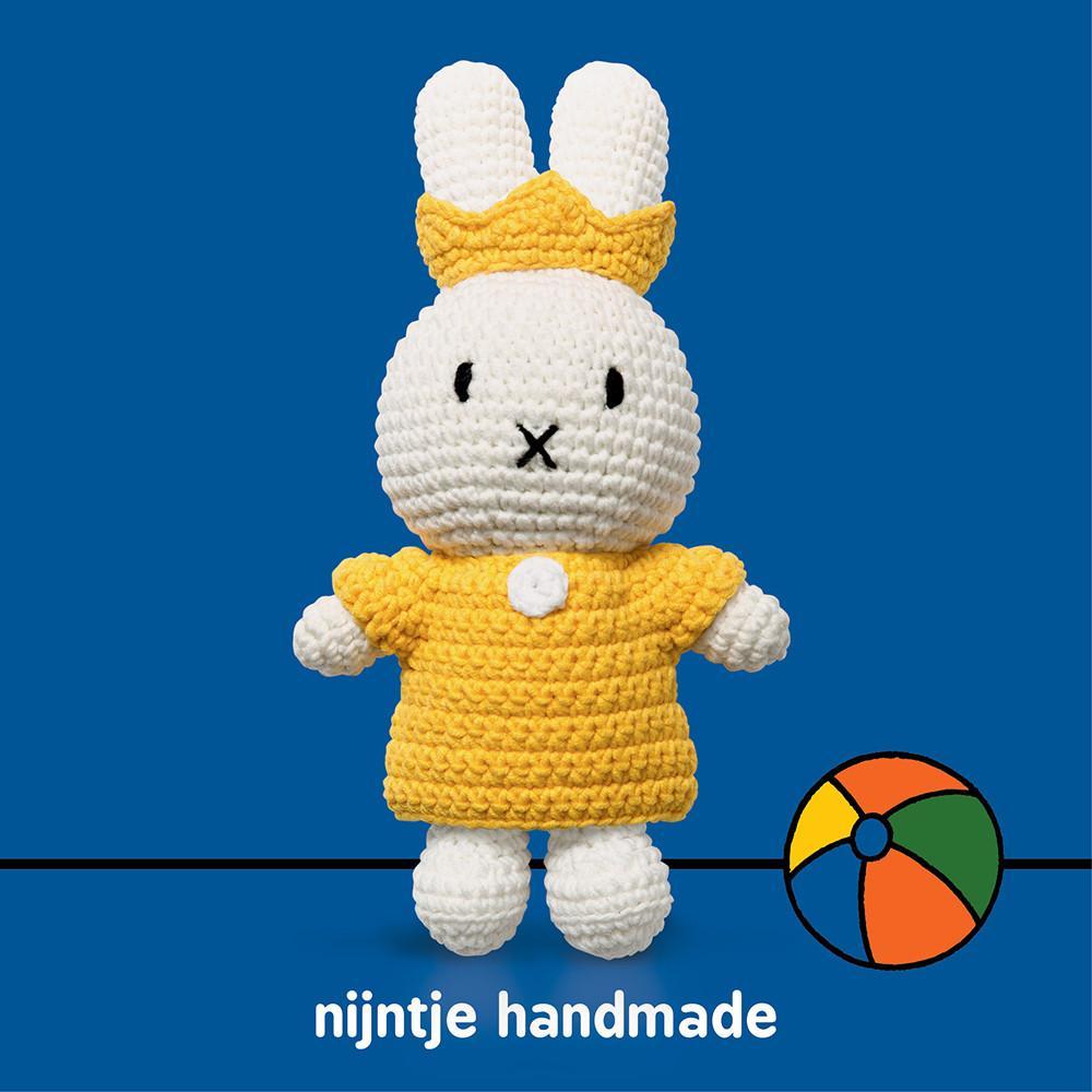 Miffy Nijntje Crochet Baby Doll in Yellow by Just Dutch - Gift for Newborns and Baby Showers⎪Lil'Etiquette Clothiers